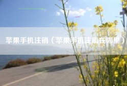苹果手机注销（苹果手机注销在哪里）