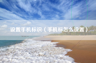 设置手机标识（手机标怎么设置）